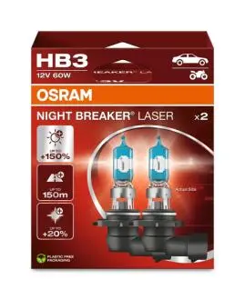 Лампа 9005NL-2HB 60W 12V P20D5X2BOXTRQR2B OSRAM 9005NL2HB