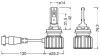 Комплект ламп (2шт.) LED HB4 19W 12V P22d 6000К OSRAM 9006DWBRT-2HFB (фото 2)