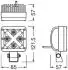 Фара дневного света OSRAM LEDDL101-WD (фото 3)