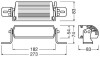 Фара-прожектор UNIWERSALNE OSRAM LEDDL128SP (фото 3)