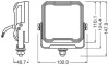 Фара-прожектор UNIWERSALNE OSRAM LEDWL108WD (фото 3)