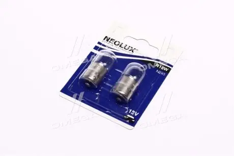 Лампа вспомог. освещение R10W 12V 10W ВА15s(blister 2шт) (выр-во Neolux) OSRAM N245-02B