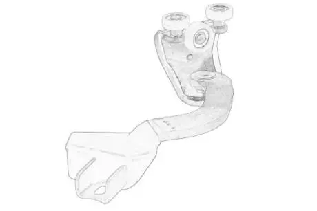 Направляюча ролика Верх Прав IVECO DAILY IV, DAILY V, DAILY VI 05.06- PACOL IVE-DE-006