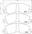 Тормозные колодки, дисковый тормоз.) PAGID T0669 (фото 1)