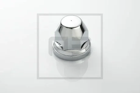 Ковпачок гайки колеса (низька, розмір вкручування: 30, колір хром, пластик) PE AUTOMOTIVE 00705000A