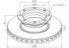 Гальмівний диск PE AUTOMOTIVE 01666300A (фото 1)