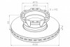 Гальмівний диск PETERS TRUCK 106.004-10 DAF LF 330MM ABS TYЈ PE AUTOMOTIVE 10600410A (фото 2)