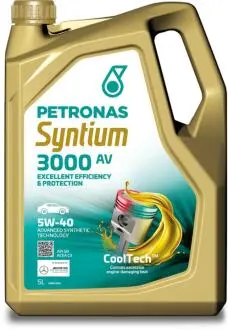 Олива 5W40 SYNTIUM 3000 AV (5L) (VW 505.00/505.01/MB 229.51/RN0700/RN0710) Petronas 70179M12EU
