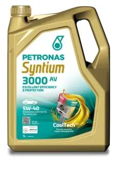 Олива 5W40 SYNTIUM 3000 AV (20L) (VW 505.00/505.01/MB 229.51/RN0700/RN0710) Petronas 70179R41EU