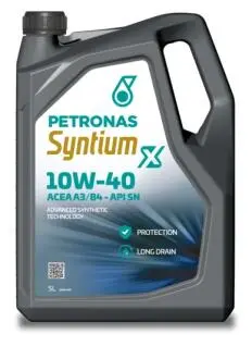 Олива 10W40 SYNTIUM X (5L) (ACEA A3/B4) (API SN) Petronas 70984M12EU