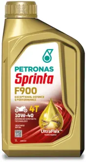 Олива 10W40 SPRINTA F900 4T (1L) (API SN/JASO MA2/JASO MA) Petronas 73119E15EU
