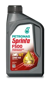 Олива 10W40 SPRINTA F500 4T (60L) (API SL/JASO MA2) Petronas 73188U51EU