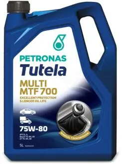 Олива 75W80 TUTELA MULTI MTF 700 (5L) (API GL-4/Fiat 9.55550-MZ12/BMW MTF LT-2/LT-3/LT-4) Petronas 76640M12EU