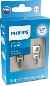 Автолампа светодиодная PHILIPS 11961WU60X2