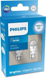 Автолампа светодиодная PHILIPS 11961XU60X2 (фото 1)