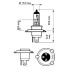 Лампочка H4 12V/60/55W P43T-38 G-FORCE 1SZT 3500K 1SZT PHILIPS 12342XVGB1 (фото 3)