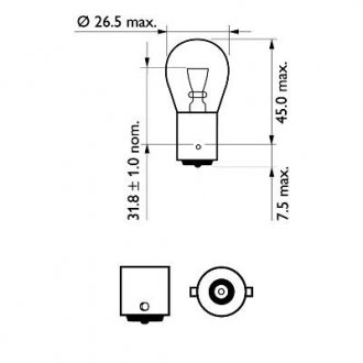 Автомобильная лампа PHILIPS 36318030