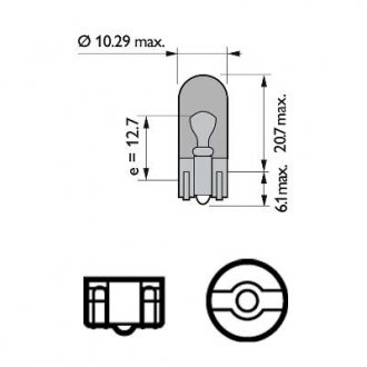 Автомобильная лампа PHILIPS 40058130