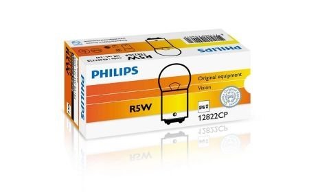 Автомобильная лампа: 12 [В] R5W Vision 5W цоколь BA15d PHILIPS 45407228