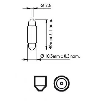 Автомобильная лампа PHILIPS 48205128