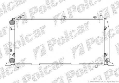 Радиатор охлаждения Polcar 1307087 (фото 1)