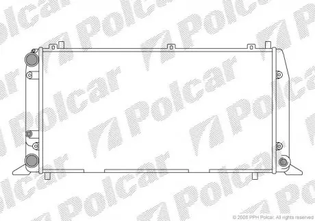 Радиатор охлаждения Polcar 1307087
