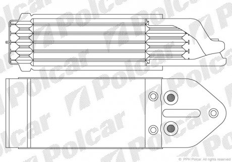 Радиатор масла Polcar 1315L81 (фото 1)