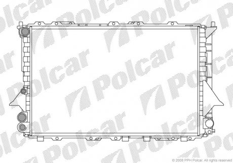 Радиатор охлаждения Polcar 131608A1