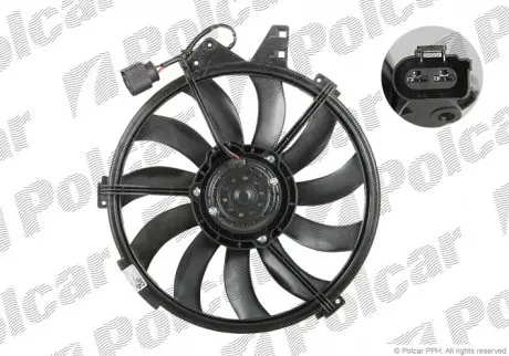 Вентилятор радиатора Polcar 132223W1