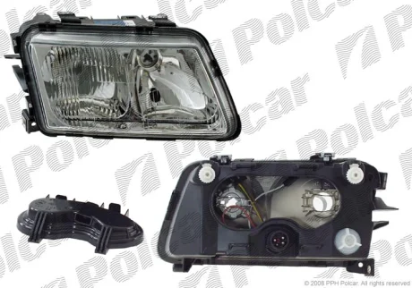 Фара основна | AUDI A3 96-99 Polcar 132309E