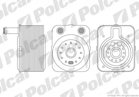 Радиатор масла Polcar 1323L83