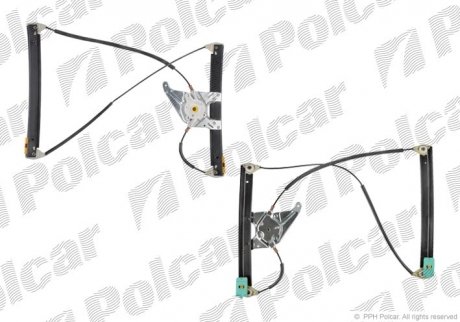 Стеклоподъемник электрический без электромотора. Polcar 1323PSG2 (фото 1)