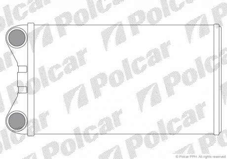 Радіатор пічки Polcar 1325N81