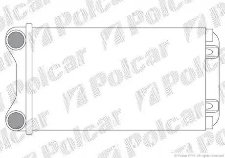 Радиатор печки Polcar 1325N8A1