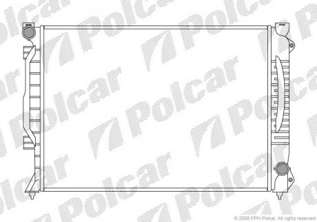 Радиатор охлаждения Polcar 1327081