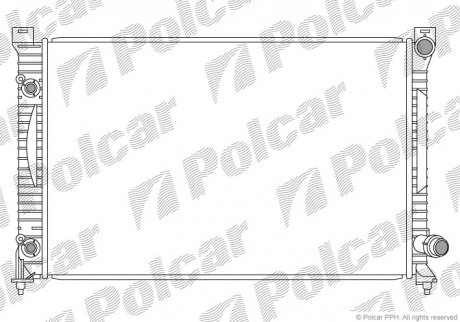 Радиатор охлаждения Polcar 1327083