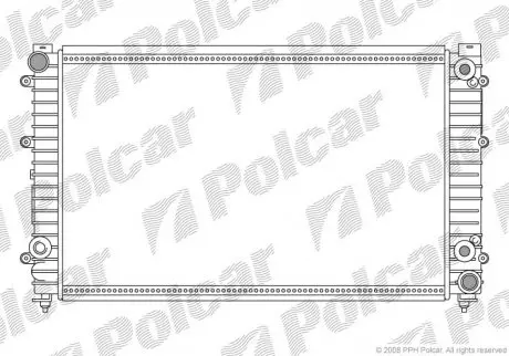 Радиатор охлаждения Polcar 1328083