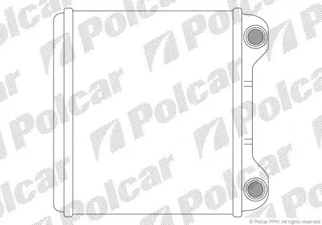 Радиатор печки Polcar 1328N81