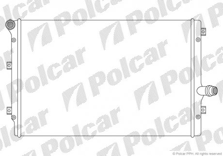 Радіатор охолодження Polcar 133108A4 (фото 1)