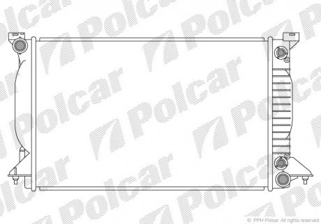 Радіатор охолодження Polcar 1335082