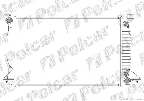 Радиатор охлаждения Polcar 1335082