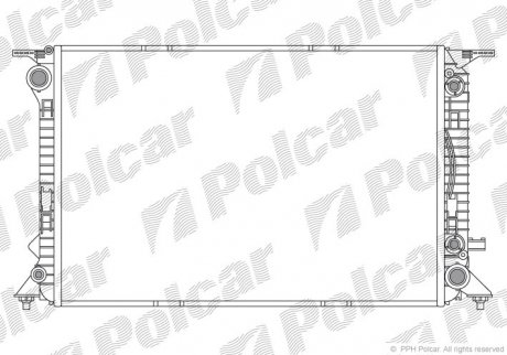 Радиатор охлаждения Polcar 1337082 (фото 1)
