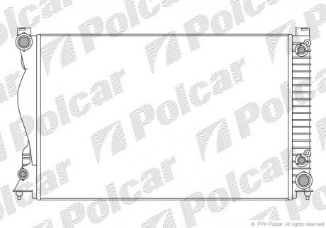 Радиатор охлаждения Polcar 1338082 (фото 1)