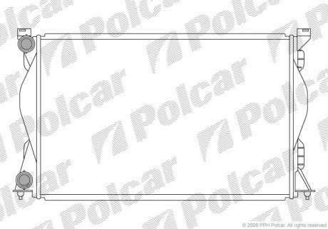 Радиатор охлаждения Polcar 1338085