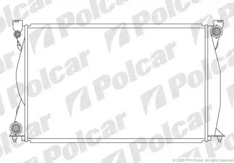 Радиатор охлаждения Polcar 1338086