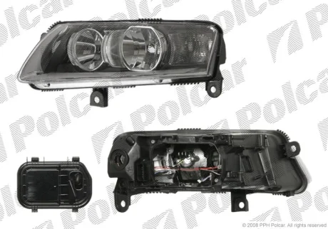 Фара основная | A6 SDN/KOMBI 05- Polcar 133809E