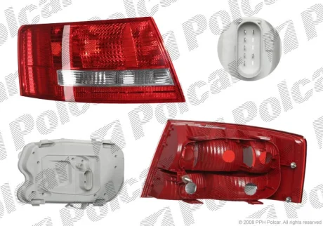 Фонарь задний | A6 SDN/KOMBI 05- Polcar 133887X