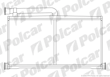 Радиаторы обогрева | A6 04-11 Polcar 1338N81X