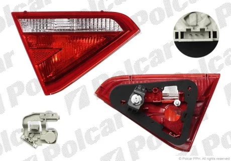 Фонарь задний | A5/S5, 03.07- Polcar 1355871U