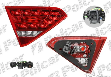 Фонарь задний | A5/S5, 03.07- Polcar 1355884U